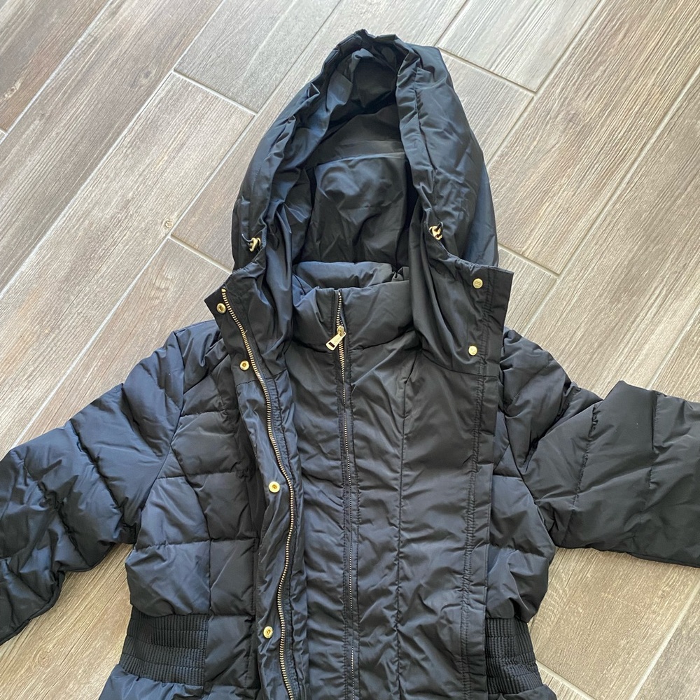 Cole Haan Signature Hooded Down and Feather Jacket - Picture 15 of 15